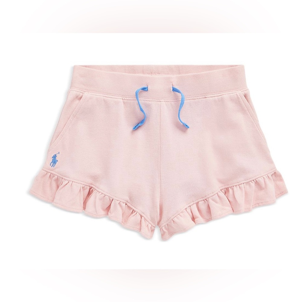 Ralph Lauren Girls' Ruffle Cotton Shorts* - Picture 1 of 2